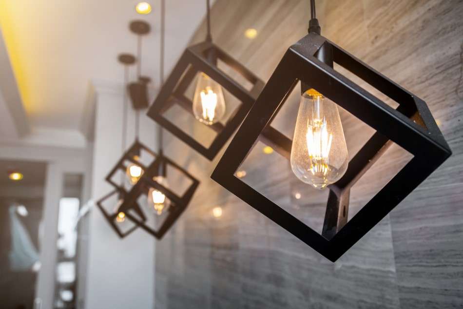 Light Wall Hanging in Room